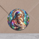 Search for virgin stickers Virgin mary and jesus