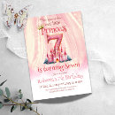 Search for princess 7th birthday invitations Fairytale
