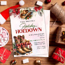Search for hoedown seasonal invitations Holiday party