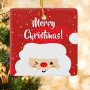 Search for family cartoon christmas tree decorations Santa claus