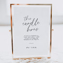 Search for memory wedding tabletop signs Minimalist
