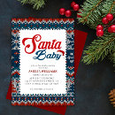 Search for santa baby shower invitations Script calligraphy