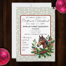 Search for horse christmas invitations Equestrian