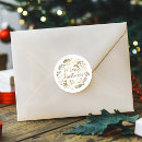 Search for gold christmas stickers White