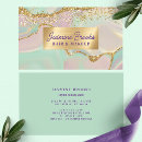 Search for purple and gold business cards Beauty salon