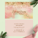 Search for glitter business cards Pink