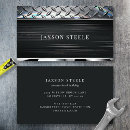 Search for brushed metal business cards Construction