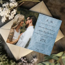 Search for monogram damask blue invitations Monograms
