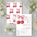 Search for cherry bridal shower invitations Cherries