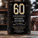 Search for mens 60th birthday invitations Simple