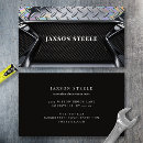 Search for diamond plate business cards Metal