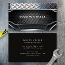 Search for diamond plate business cards Metal