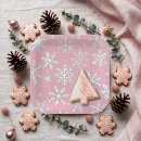 Search for pink snowflake plates Modern