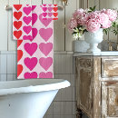 Search for fuchsia pink bath towels Heart
