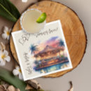 Search for sunset napkins Initials