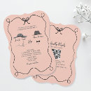 Search for bow tie wedding invitations Modern