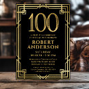 Search for surprise 100th birthday invitations Stylish