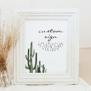 Search for cactus baby shower signs Bohemian