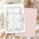 Search for botanical bridal shower invitations Watercolor