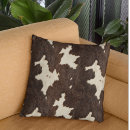 Search for brown cow cushions Rustic