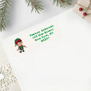 Search for elves return address labels Xmas