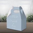 Search for dusty blue wedding favour boxes Thank you