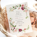 Search for vintage floral baby shower invitations Feminine