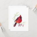 Search for red cardinals cards Watercolor