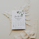 Search for botanical calendar save the dates Calligraphy