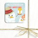 Search for retro snowman stickers Modern