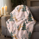 Search for vintage christmas blankets Pink