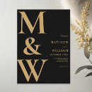 Search for black and tan invitations Modern