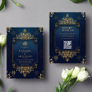 Search for dark blue wedding invitations Muslim