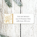 Search for pinecone return address labels Poinsettia