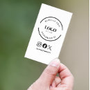 Search for large business cards Simple