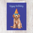 Search for happy birthday goldendoodle Watercolor