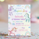 Search for magical day birthday invitations Girl