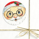Search for santa face stickers Festive