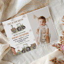 Search for green tractor birthday invitations Boy