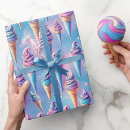 Search for ice cream cone wrapping paper Pattern