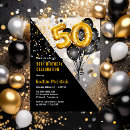 Search for balloon 50th birthday invitations 50 years