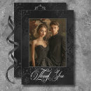 Search for halloween wedding thank you cards Dark moody