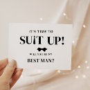 Search for groomsman cards Typography