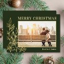 Search for photographic christmas cards Botanical