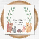 Search for couples shower napkins Rustic