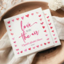 Search for red heart napkins Bridal shower