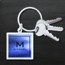 Search for metal monogram key rings Birthday