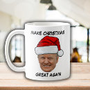 Search for donald trump christmas mugs Santa