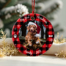 Search for dog bone christmas tree decorations Tartan