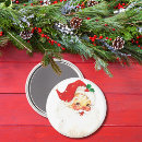 Search for santa claus magnets Red